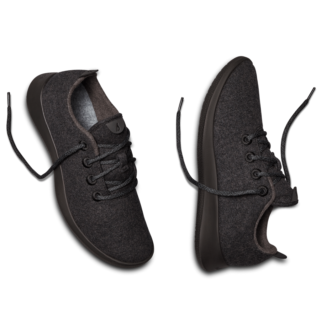 Allbirds W Wool Runner Freizeitschuhe in SCHWARZ