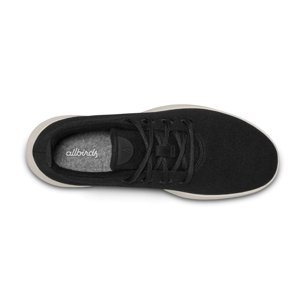 Allbirds M Wool Runner Freizeitschuhe in SCHWARZ