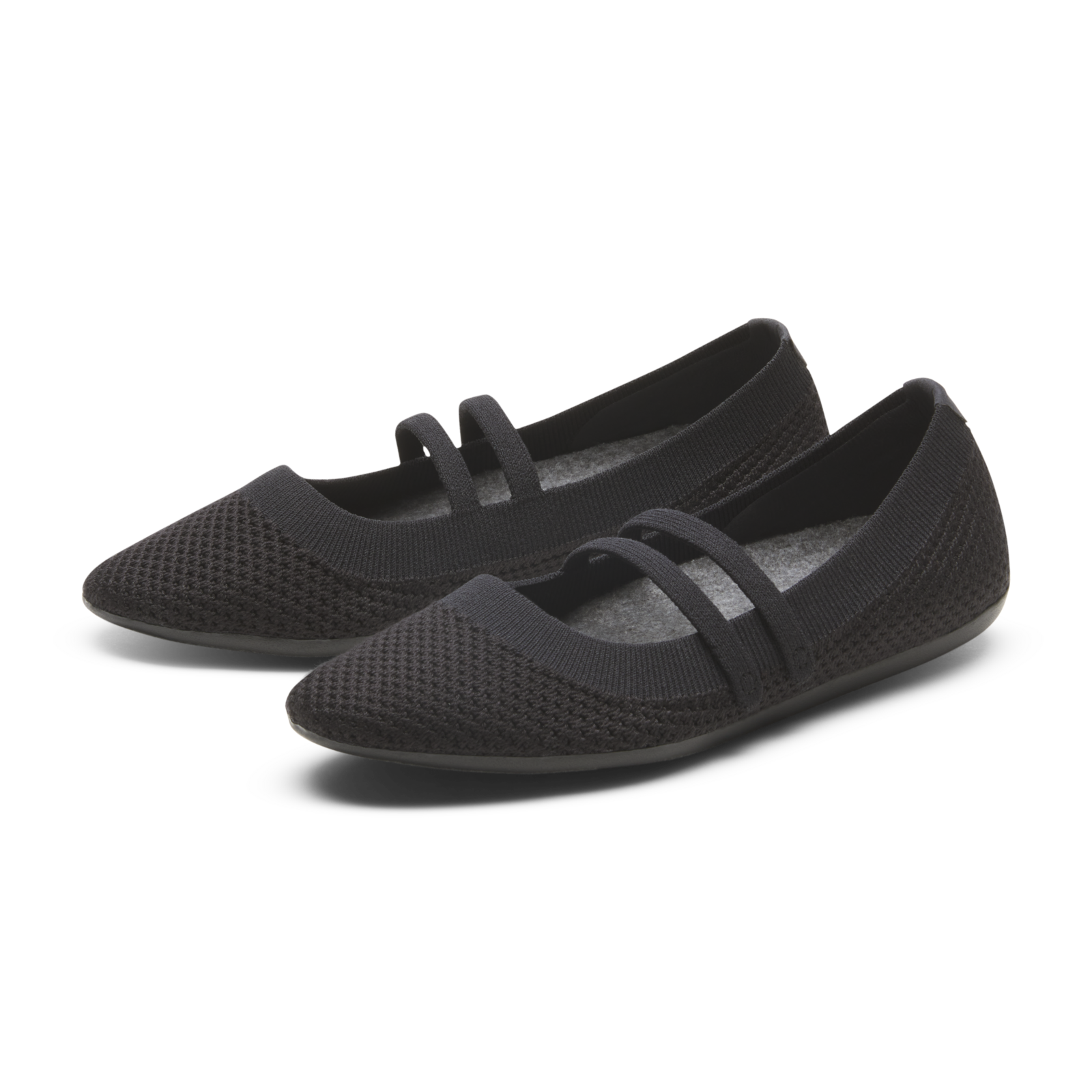 Allbirds W Breezer Mary Jane Ballerinas in SCHWARZ