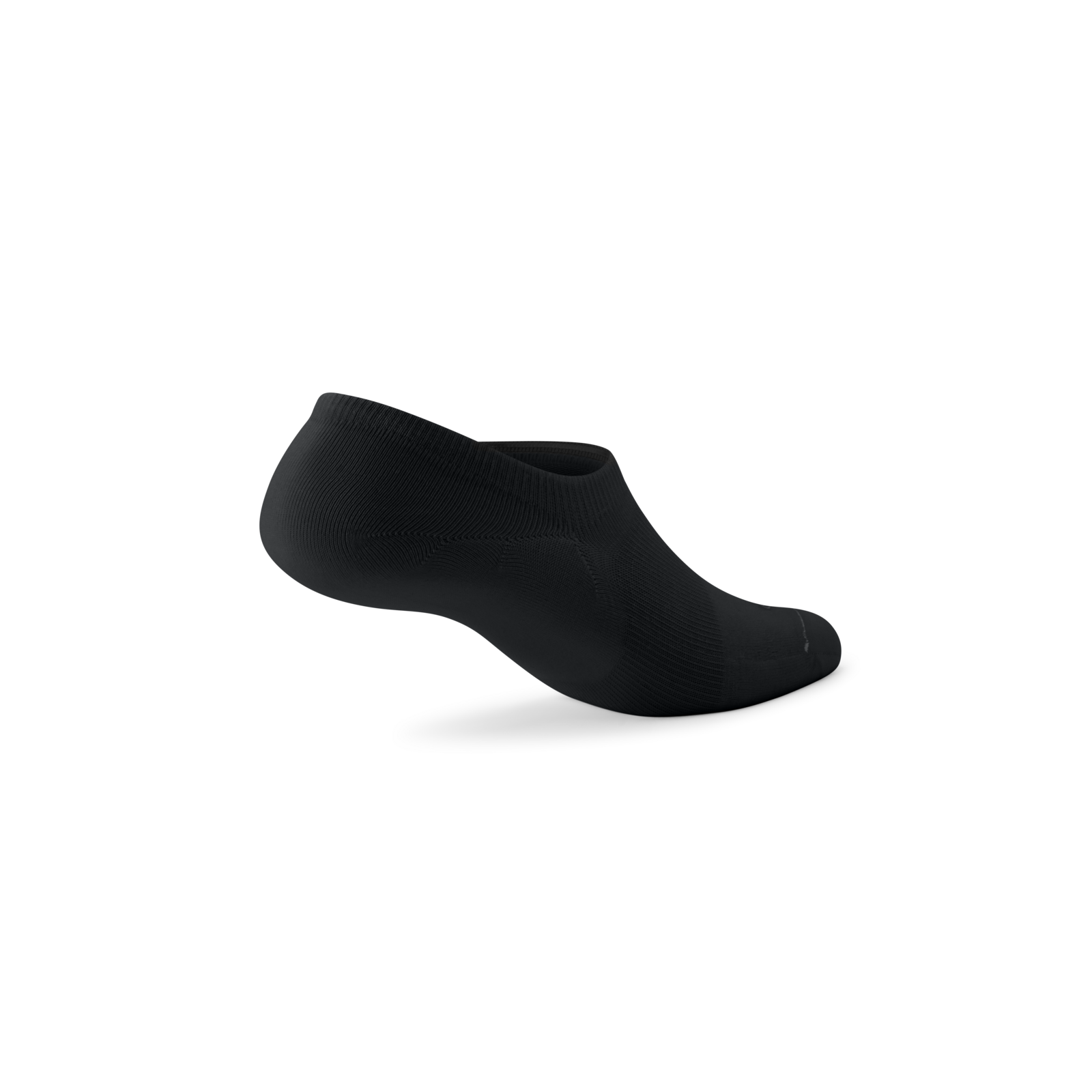 Allbirds Anytime No Show Sock - Heel Grip in SCHWARZ